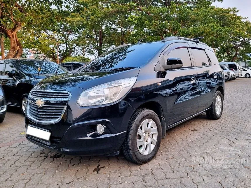 Jual Mobil Chevrolet Spin 2014 LTZ 1.5 di Banten Automatic SUV Hitam Rp 89.500.000