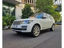 2015 Land Rover Range Rover 3.0 Vogue SUV Autobiography White on Red Odo 20 Rb (TERMURAH)