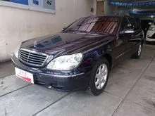 Mercy S320 th 2003 W220 warna Blu Black
