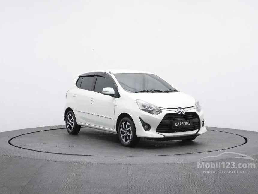 Jual Mobil Toyota Agya 2019 G 1.2 di Jawa Barat Manual Hatchback Putih Rp 108.000.000