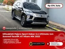 2023 Mitsubishi Pajero Sport 2.4 Dakar Ultimate 4X4 SUV Sunroof facelift AT Hitam 2023/2024 [PAJAK PANJANG]