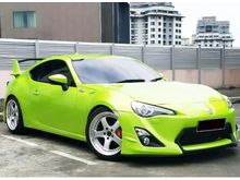 2012 Toyota 86 2.0 V AERO Coupe Highest Type Lambogreen Km 13rb Ex Pameran Plat N Malang Vr 18 SSR Knalpot Greddy Full Audio Semua Barang Orsinil Ada