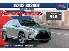 2016 Lexus RX 200t 2.0 Luxury SUV AT LOW KM.63RB & PAJAK PANJANG