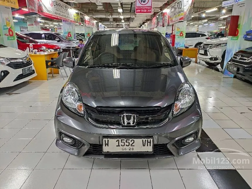 Jual Mobil Honda Brio 2018 Satya E 1.2 di Jawa Timur Manual Hatchback Abu