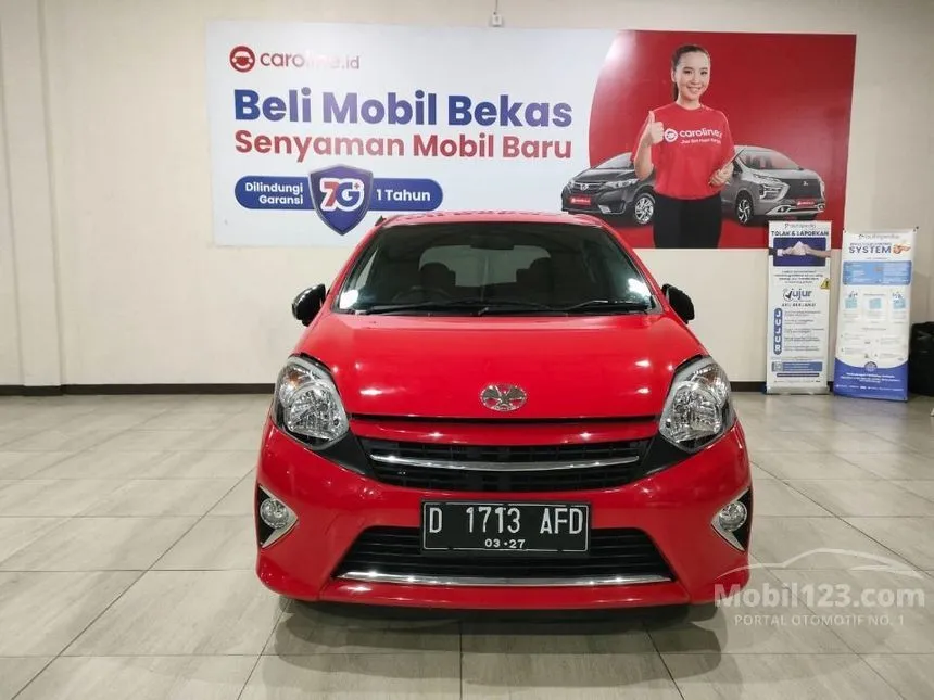 Jual Mobil Toyota Agya 2017 G 1.0 di Jawa Barat Manual Hatchback Merah Rp 115.000.000
