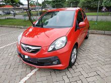 2014 Honda Brio 1.2 E AT Matic Merah Cash 105 juta Pajak Panjang