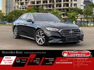 2024 Mercedes-Benz E200 2.0 Exclusive Line Sedan
