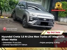 2025 Hyundai Creta 1.5 N Line SUV Non Turbo AT Magnetic Silver Matte NIK 2025