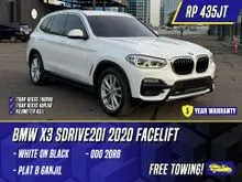 2020 BMW X3 2.0 sDrive20i SUV Facelift White on Black Putih X 3 Facelift