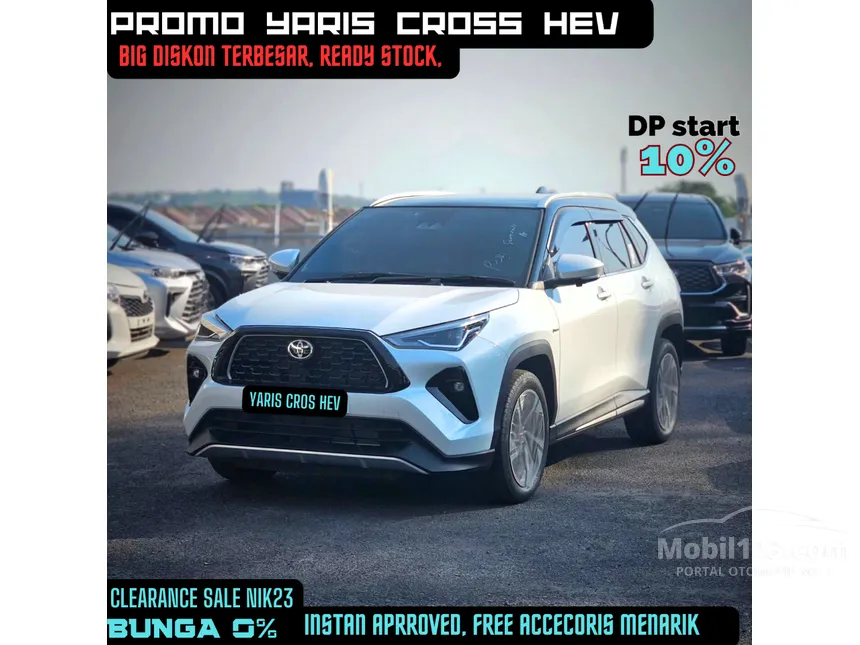 Jual Mobil Toyota Yaris Cross 2023 S HEV 1.5 di DKI Jakarta Automatic Wagon Putih Rp 370.000.000