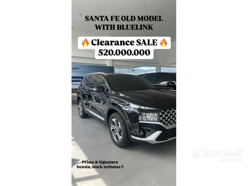 Jual Mobil Hyundai Santa Fe 2024 Prime 2.5 di Banten Automatic SUV Hitam Rp 520.000.000