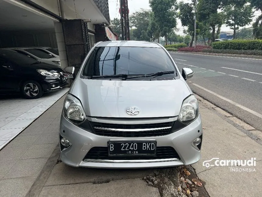 Jual Mobil Toyota Agya 2016 TRD Sportivo 1.0 di DKI Jakarta Automatic Hatchback Silver Rp 95.000.000