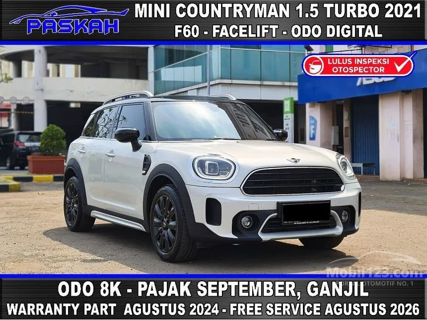Jual Mobil MINI Countryman 2021 Cooper 1.5 di DKI Jakarta Automatic SUV Putih Rp 633.000.000