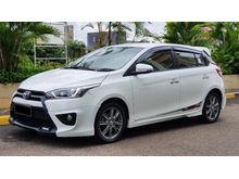 2015 Toyota Yaris 1.5 TRD Sportivo Hatchback White On Black, LOW KM 50RIBUAN ASLI ANTIK, MULUS TERAWAT, NO PR LANGSUNG ANGKUT