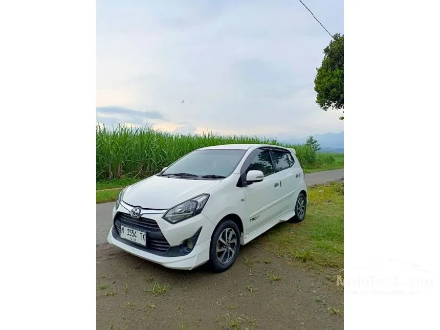 Jual Mobil Toyota Agya 2018 TRD 1.2 di Jawa Timur Automatic Hatchback Putih Rp 130.000.000