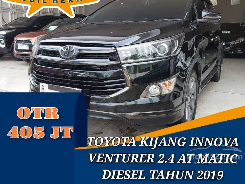 Jual Mobil Toyota Innova Venturer 2019 2.4 di Jawa Barat Automatic Wagon Hitam Rp 405.000.000