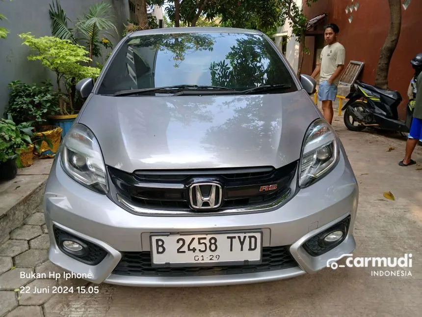 Jual Mobil Honda Brio 2018 RS 1.2 di DKI Jakarta Manual Hatchback Silver Rp 125.000.000