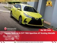 2021 Toyota Yaris 1.5 TRD Sportivo 7 AB Hatchback AT 2021 2022 [ GARANSI 5TH ]