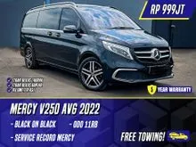 2021 Mercedes-Benz V250 2.0 Avantgarde Van Black Hitam Mercy V 250 AVG 2022