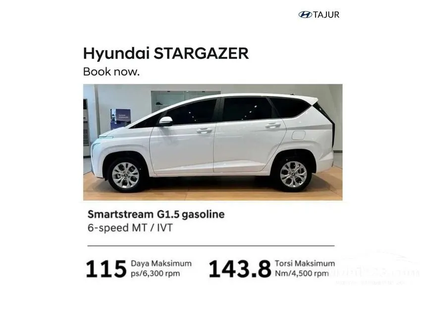 Jual Mobil Hyundai Stargazer 2024 Essential 1.5 di DKI Jakarta Automatic Wagon Hitam Rp 250.000.000