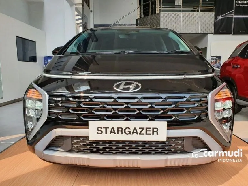 Jual Mobil Hyundai Stargazer 2024 Prime 1.5 di Jawa Barat Automatic Wagon Hitam Rp 285.000.000