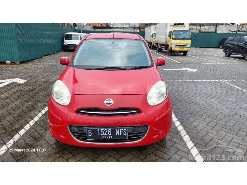 Jual Mobil Nissan March 2012 1.2L 1.2 di Banten Automatic Hatchback Merah Rp 78.000.000