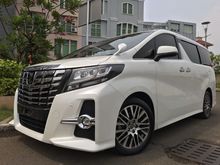 2015 Toyota Alphard 2.5 G Van Wagon SC CBU Full Option Km10rb TDP.250JT