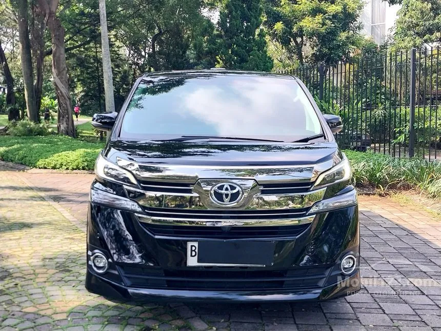 Jual Mobil Toyota Vellfire 2017 G Limited 2.5 di Banten Automatic Van Wagon Hitam Rp 720.000.000