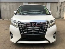 ALPHARD 2.5 G ATPM 2015 WHITE ON BEIGE TDP 150JT