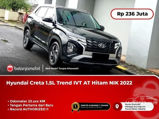 Jual Hyundai Creta Bekas di Indonesia Harga Murah, Kondisi Terbaik ...