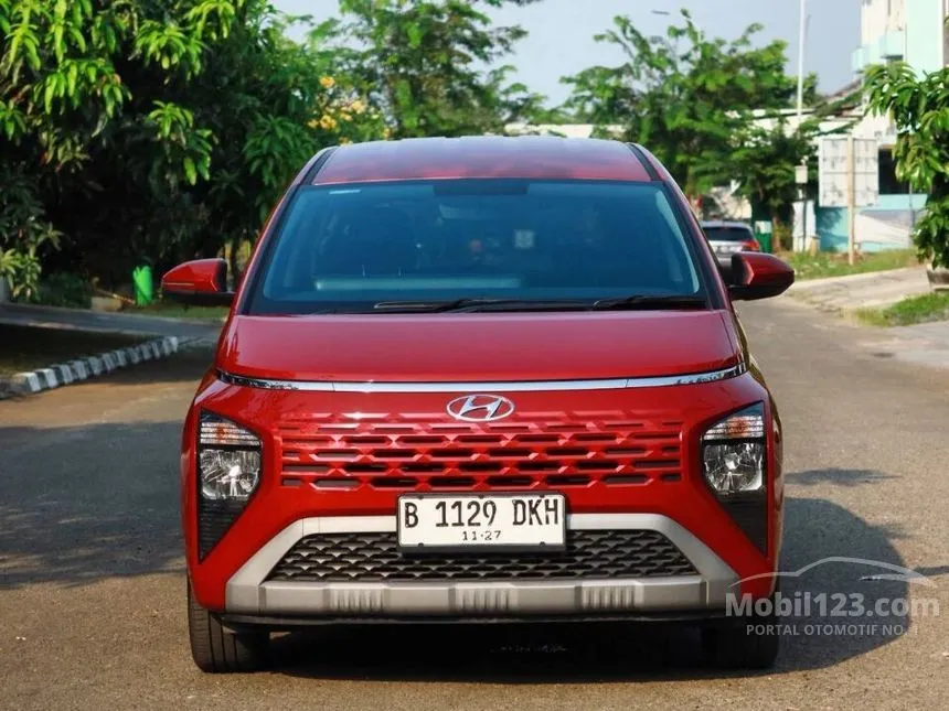 Jual Mobil Hyundai Stargazer 2022 Trend 1.5 di Banten Manual Wagon Merah Rp 175.000.000