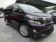 2013 Toyota Vellfire 2.4 Z JAPAN Spec UNREGISTERED
