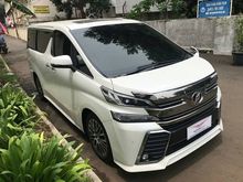 Dp 175jt Toyota Vellfire 2,5 ZG AUDIOLESS 2015/2016 CBU KM.LOW PERFECT LIKE NEW