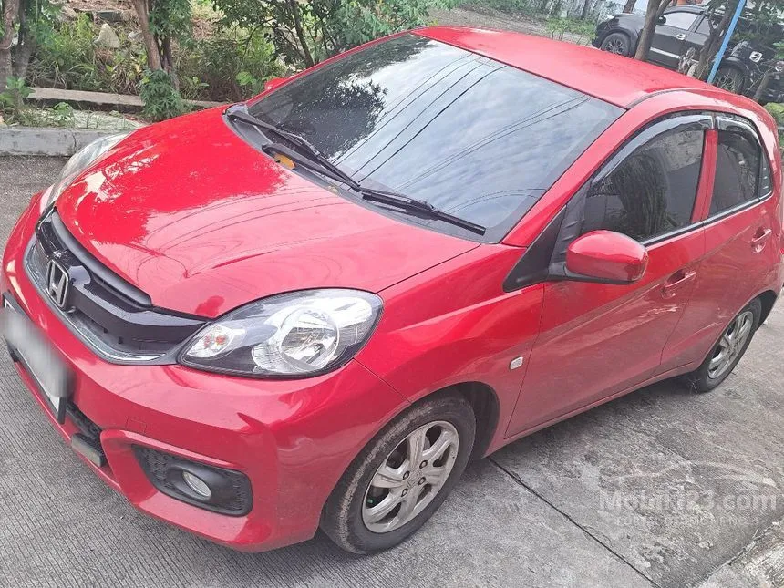 Jual Mobil Honda Brio 2018 Satya E 1.2 di Jawa Barat Automatic Hatchback Merah Rp 120.000.000