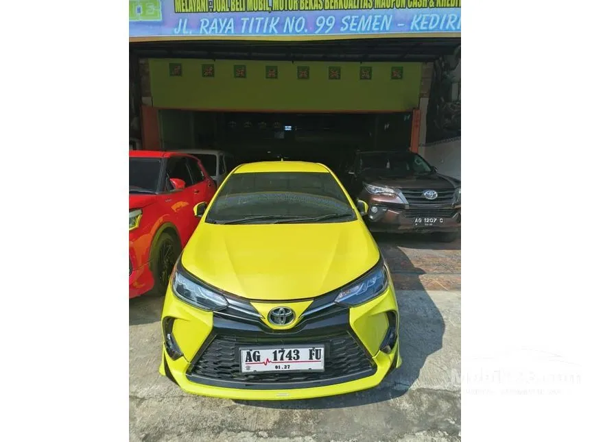 Jual Mobil Toyota Yaris 2021 S GR Sport 1.5 di Jawa Timur Automatic Hatchback Kuning Rp 275.000.000