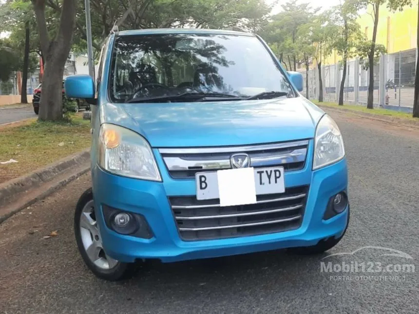 Jual Mobil Suzuki Karimun Wagon R 2014 GL Wagon R 1.0 di Jawa Barat Manual Hatchback Biru Rp 68.000.000