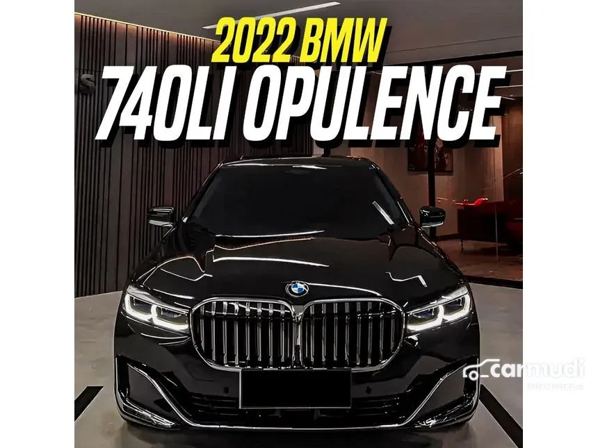 Jual Mobil BMW 740Li 2022 Opulence 3.0 di DKI Jakarta Automatic Sedan Hitam Rp 1.395.000.000