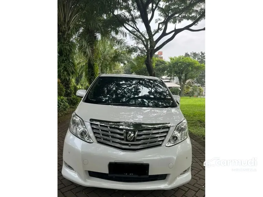 Jual Mobil Toyota Alphard 2011 G 2.4 di Jawa Timur Automatic MPV Putih Rp 285.000.000