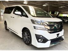 2015 Toyota Vellfire 3.5 EL Executive Lounge - JBL-4CAM-P.CRASH-MODELISTA-BLACK INTERIOR
