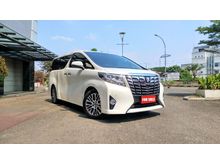 2016 Toyota Alphard 2.5 G Van Wagon White on Beige, Very Good Condition Body Mulus NO MINUS, SIAP PAKAI