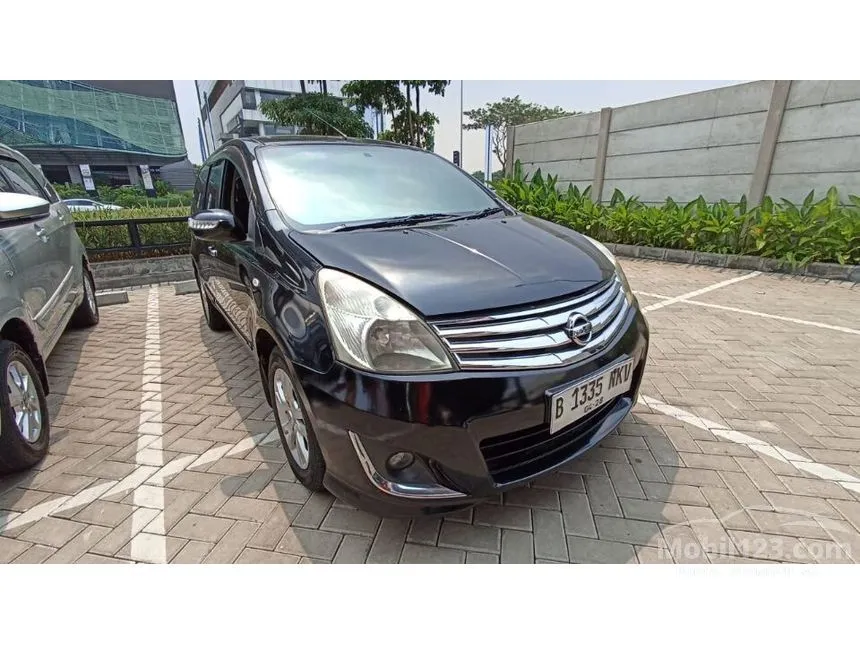 Jual Mobil Nissan Grand Livina 2013 XV 1.5 di Banten Automatic MPV Hitam Rp 102.000.000
