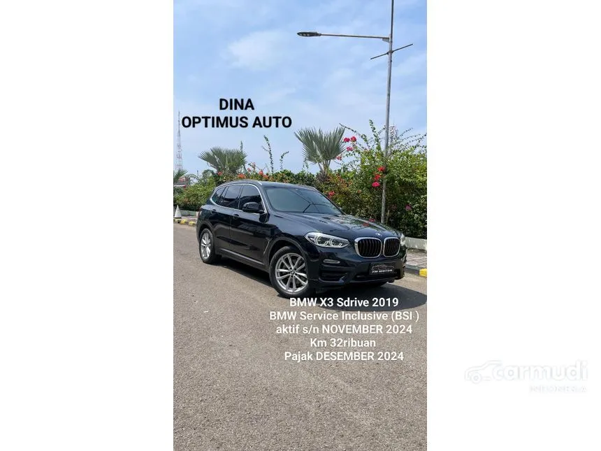 Jual Mobil BMW X3 2019 sDrive20i 2.0 di Banten Automatic SUV Hitam Rp 599.000.000