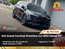 2025 KIA Grand Carnival 2.2 Premier 7 Seater MPV CRDi Diesel RSE 7 Seater AT Hitam NIK 2025 [ LOW KM 5RB ]