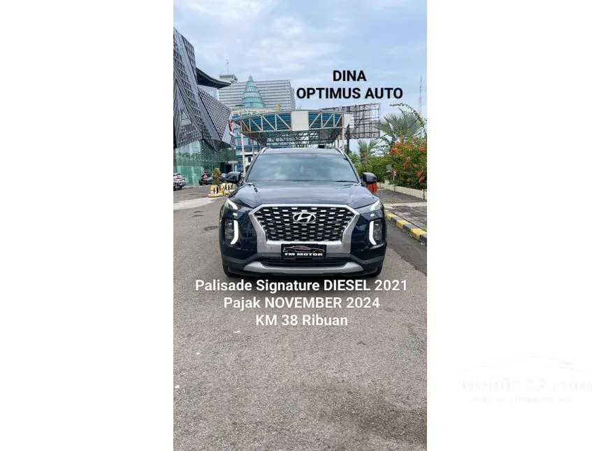 Jual Mobil Hyundai Palisade 2021 Signature 2.2 di Banten Automatic Wagon Biru Rp 665.000.000