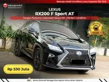 2017 Lexus RX 200t 2.0 F Sport SUV RX200 RX 200 Black 2017/2018 [ LOW KM ]
