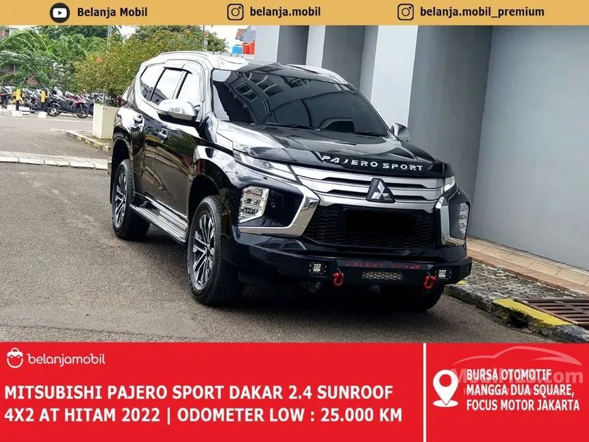 Jual Mobil Mitsubishi Pajero Sport 2022 Dakar 4x2 2.4 di DKI Jakarta Automatic SUV Hitam Rp 508.000.000