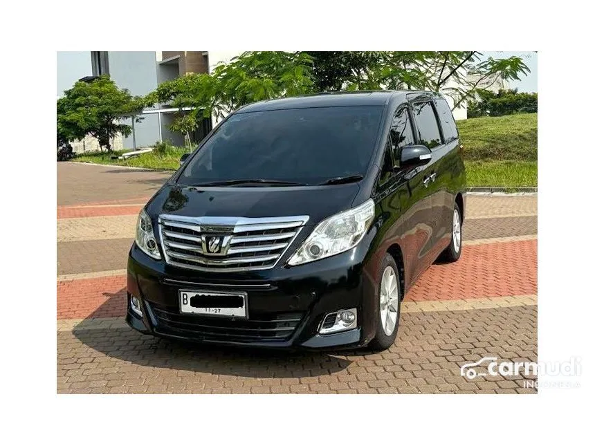 Jual Mobil Toyota Alphard 2012 G 2.4 di DKI Jakarta Automatic MPV Hitam Rp 310.000.000