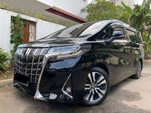 2019 Toyota Alphard 2.5 G Van Wagon Facelift Km10Rb Black On Beige Kondisi Sepert Baru 2020 Vellfire Hub Sandy