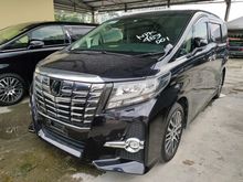 2015 Toyota Alphard 2.5 SC ,PILOT SEAT,PRE CRASH,DVD PLAYER 15 UNREG