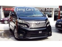2011 Toyota Vellfire 3.5 ZG LuxurySpec 2Sunroof Pilot Cooler